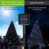 Outdoor Solar String Lights 21 Feet 30 LEDs Water Drop Solar Powered Lights